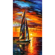 Leonid Afremov Göl Pixart Sanat Elmas Mozaik Tablo Diamond Türkiye 30*55