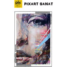 PixArt Modern Bakis 38 x 69 Elmas Mozaik Tablo