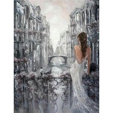 Pix Art Sanat Gri Güzelliği  64 x 84 cm