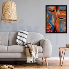 Pix Art Sanat Iki Renkli Yüz  38 x 51 cm