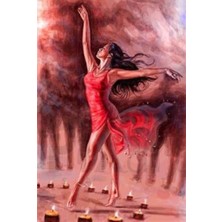 Pix Art Sanat Mum Işığında Dans  38 x 58 cm