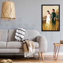 PixArt Gelin Ve Damat 40 x 60 Elmas Mozaik Tablo