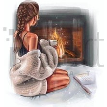 Pix Art Sanat Sonbahar Temalı Pixart Sanat Elmas Mozaik Tablo Diamond Türkiye 45*68