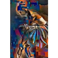 Pix Art Sanat Balerin Kız  46 x 71 cm