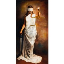 Pix Art Sanat Adalet Tanrıçası Pixart Sanat Elmas Mozaik Tablo Diamond Türkiye  30 x 58 cm