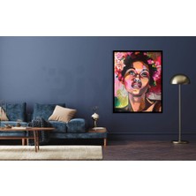 Pix Art Sanat Çiçekten Taç Pixart Sanat  Elmas Mozaik Tablo Diamond Türkiye 41 x 51 cm