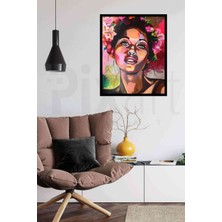 Pix Art Sanat Çiçekten Taç Pixart Sanat  Elmas Mozaik Tablo Diamond Türkiye 41 x 51 cm
