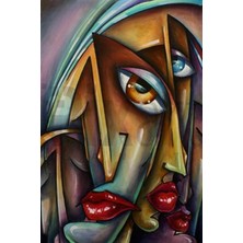 Pix Art Sanat Soyut Resim Elmas Mozaik Tablo 33 x 51 cm