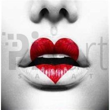 Pix Art Sanat Kalp Pixart Sanat  Elmas Mozaik Tablo Diamond Türkiye 51 x 53 cm