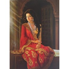 Pix Art Sanat Hintli Kadın  41 x 58 cm