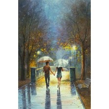 Pix Art Sanat Yürüyüşteki Aşıklar Pixart Sanat Elmas Mozaik Tablo Diamond Türkiye 48*71