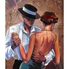 Pix Art Sanat Dans Eden Çift Pixart Sanat Elmas Mozaik Tablo Diamond Türkiye 45*53