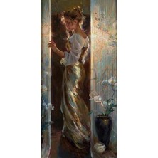 Pix Art Sanat Şık Görünen Kadın Pixart Sanat Elmas Mozaik Tablo Diamond Türkiye 40*78