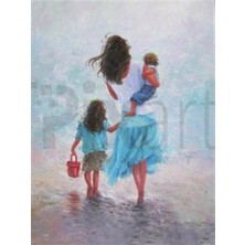 Pix Art Sanat Maviliğe Yürüyüş Pixart Sanat Elmas Mozaik Tablo Diamond Türkiye 60*80