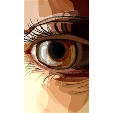 Pix Art Sanat Göz Pixart Sanat Elmas Mozaik Tablo Diamond Türkiye 30*73