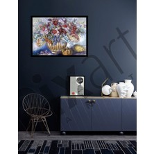 Pix Art Sanat Büyük Çiçek Buketi Pixart Sanat Elmas Mozaik Tablo Diamond Türkiye 73*56