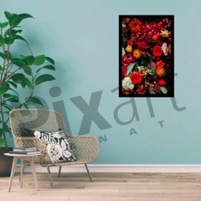PixArt Cesitli Cicekler 51 x 68 Elmas Mozaik Tablo