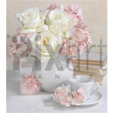 Pix Art Sanat Beyazın En Güzel Hali Pixart Sanat Elmas Mozaik Tablo Diamond Türkiye 48*53