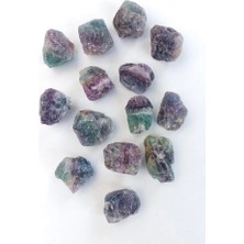 Yeşil Mor Florit Doğal Kütle 432