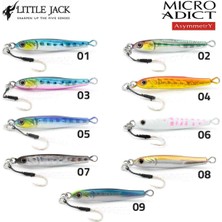 Little Jack Micro Adict Asymmetry 35MM 3gr Jig Yem