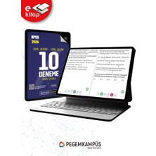 Pegem Akademi Yayıncılık 2026 Kpss Genel Yetenek Genel Kültür Tamamı Çözümlü 10 E-Deneme