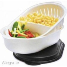 Luxury Kristalin Oval Servis 4 Lt (Siyah Kapak) 1 Adet