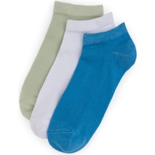 U.S. Polo Assn. Erkek Çocuk 3'lü Patik Çorap 50311341-VR093