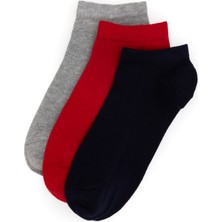 U.S. Polo Assn. Erkek Çocuk 3'lü Patik Çorap 50311341-VR033