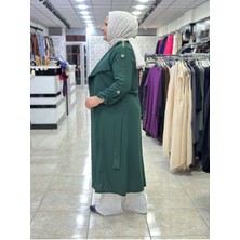 Büyük Beden Omzu Fermuarlı Tasarım Ceket