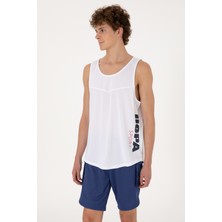 U.S. Polo Assn. Erkek Regular Fit Bisiklet Yaka Beyaz Kolsuz Tişört 50299524-VR013
