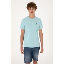 U.S. Polo Assn. Erkek Aqua Basic Tişört 50298015-VR007