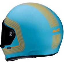 Hjc V10 Fonı Mc27 Kapalı Kask