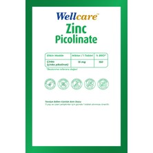 Wellcare Çinko Pikolinat 15 mg 60 Tablet