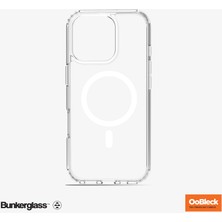 Bunkerglass 16 Pro Magsafe Uyumlu Şeffaf Kılıf