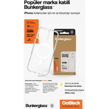 Bunkerglass 16 Magsafe Uyumlu Şeffaf Kılıf