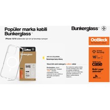 Bunkerglass 15 Magsafe Uyumlu Şeffaf Kılıf