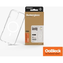 Bunkerglass 15 Magsafe Uyumlu Şeffaf Kılıf