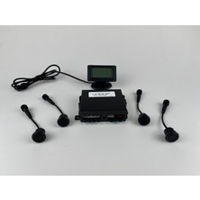 Unique Upc 224 LCD Amber ( Turuncu ) Ekranlı Siyah Gözlü Park Sensörü