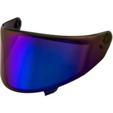 Kyt Tt-Course Kask Camı Irıdyum Mavi