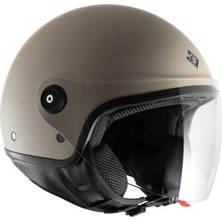 Tucano Urbano El Jettın Yarım Kask Mat Kum Rengi