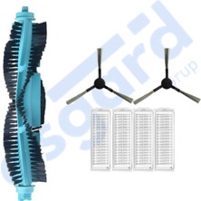 Asgard Grup Viomi Mop Pro, 3c ,3c Plus Uyumlu 1 Ana Fırça 2 Yan Fırça 4 Filtre