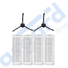 Asgard Grup Xiaomi Mop 2 Pro (MJST1SHW) -Mop 2 Lite Uyumlu 2 Yan Fırça 4 Filtre