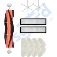 Asgard Grup Dreame D10S, D10S Pro, D9 Max Gen2 Uyumlu 1 Ana Fırça 2 Yan Fırça 2 Filtre 4 Mop