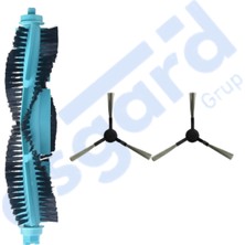 Asgard Grup Viomi Mop Pro, 3c ,3c Plus Uyumlu 1 Ana Fırça 2 Yan Fırça