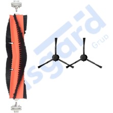 Asgard Grup Xiaomi 1c,2c,mop 2 Uyumlu 1 Ana Fırça 2 Yan Fırça