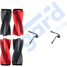 Asgard Grup Roborock Saros 10- Saros 10r Uyumlu 2 Ana Fırça 2 Yan Fırça