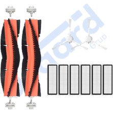 Asgard Grup Dreame F9 - Z10 Pro Uyumlu 2 Ana Fırça 2 Yan Fırça 6 Filtre