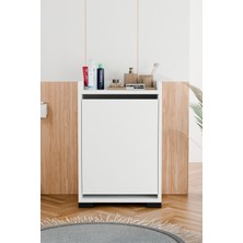 Solena Dekoratif Çamaşır Dolabı Düşer Kapak Çamaşırlık