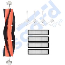 Asgard Grup Dreame D9,d9 MAX,L10 Pro,d9 Pro Uyumlu 1 Ana Fırça 4 Yan Fırça 4 Filtre