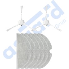 Asgard Grup Xiaomi 1c,2c,mop 2 Uyumlu 2 Yan Fırça 6 Mop